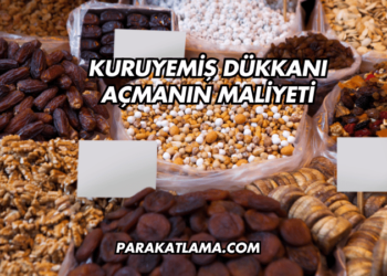 Kuruyemiş Dükkanı Açmanın Maliyeti