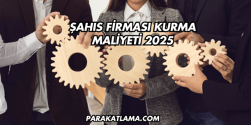 Şahıs Firması Kurma Maliyeti 2025