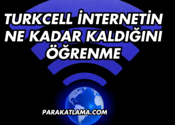 Turkcell İnternetin Ne Kadar Kaldığını Öğrenme