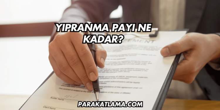 Yıpranma Payı Ne Kadar?